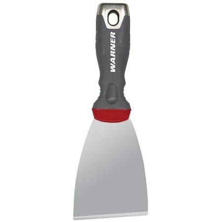 Warner PROGRIP 3 in SS Stiff Scraper, Hammer Cap 90662